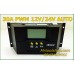 โซล่าชาร์จเจอร์ 30A 12/24 PWM ออโต LCD CM3024Z (No Amps) (ราคาโปร 590 บาท) 